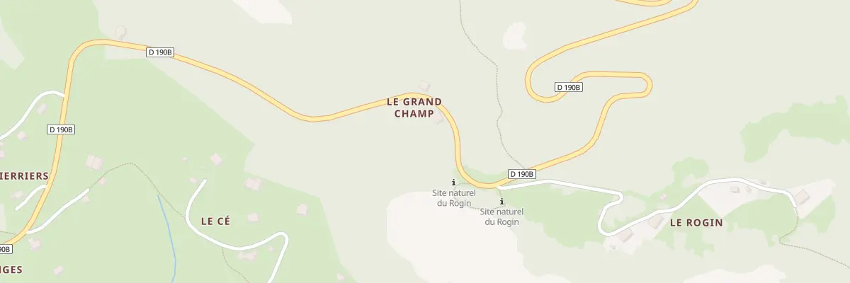 Plan du 3392 Rte des Plaines Joux à Onnion
