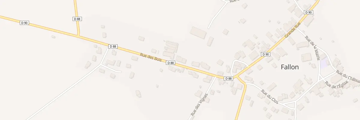 Plan du 8 Rue des Bois à Fallon