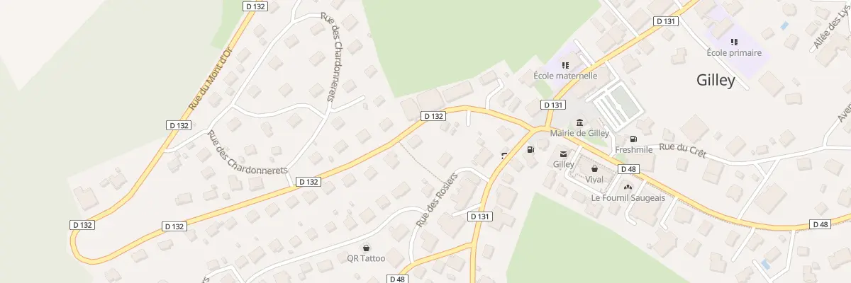 Plan du 3 Rue du Mont d’Or à Gilley