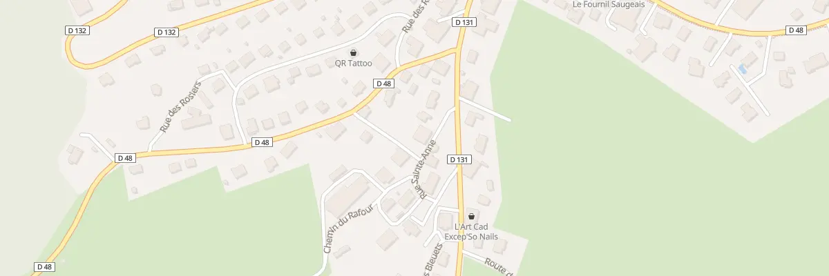 Plan de la Rue Sainte Anne à Gilley