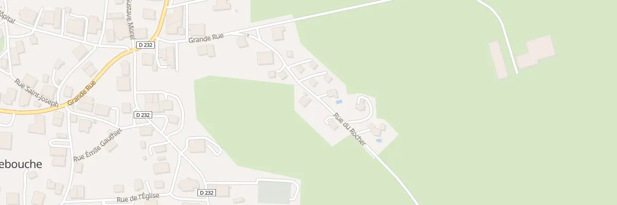 Plan du 6 Rue du Rocher à Flangebouche