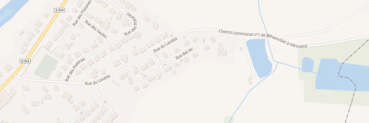 Plan du 23 Rue Bel Air à Rehainviller