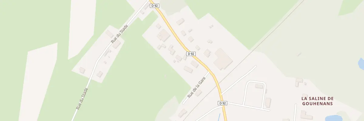 Plan du 8 Rue de la Saline à Gouhenans