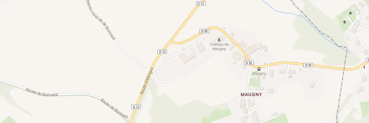 Plan du 96 Rte d’Orcier à Draillant