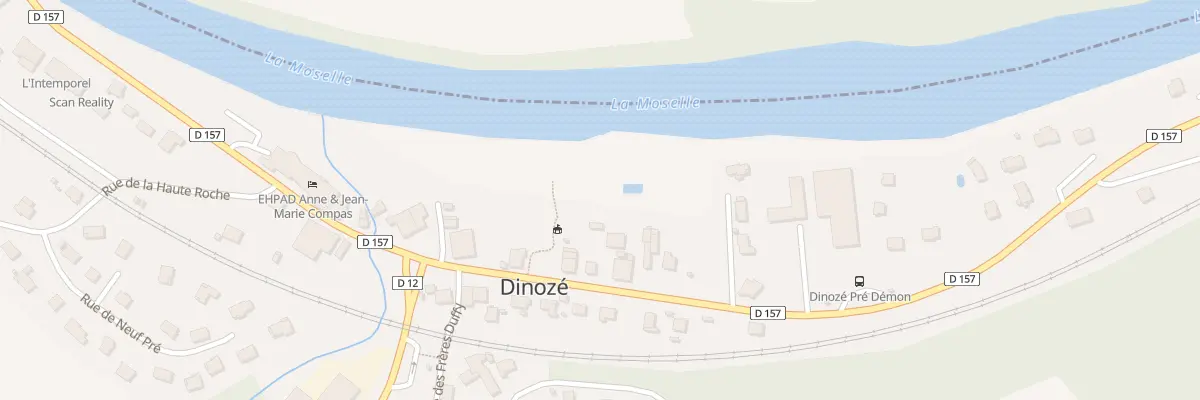 Plan du 123 Rue Camille Krantz à Dinozé