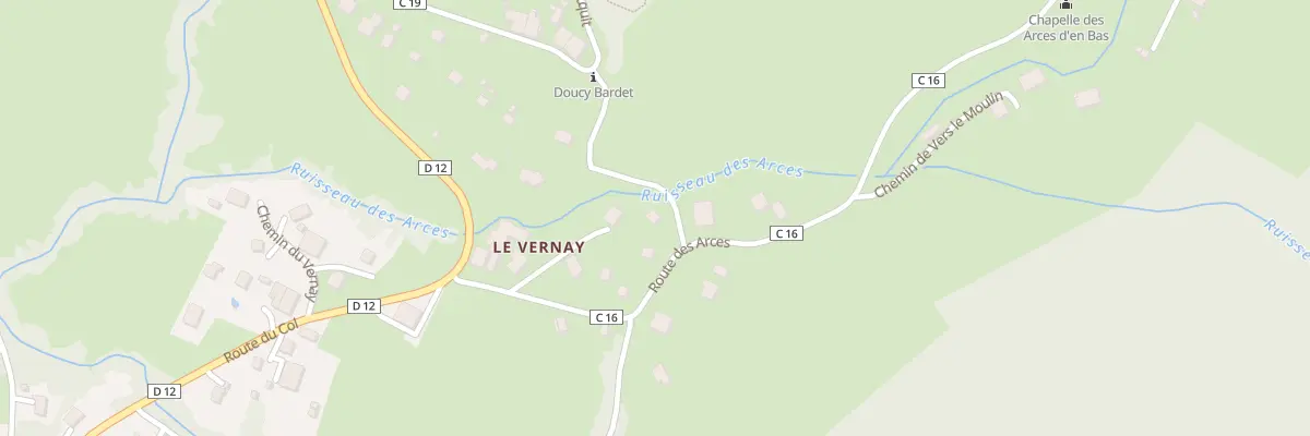 Plan du 167 Rte du Col des Arces à Habère-Poche