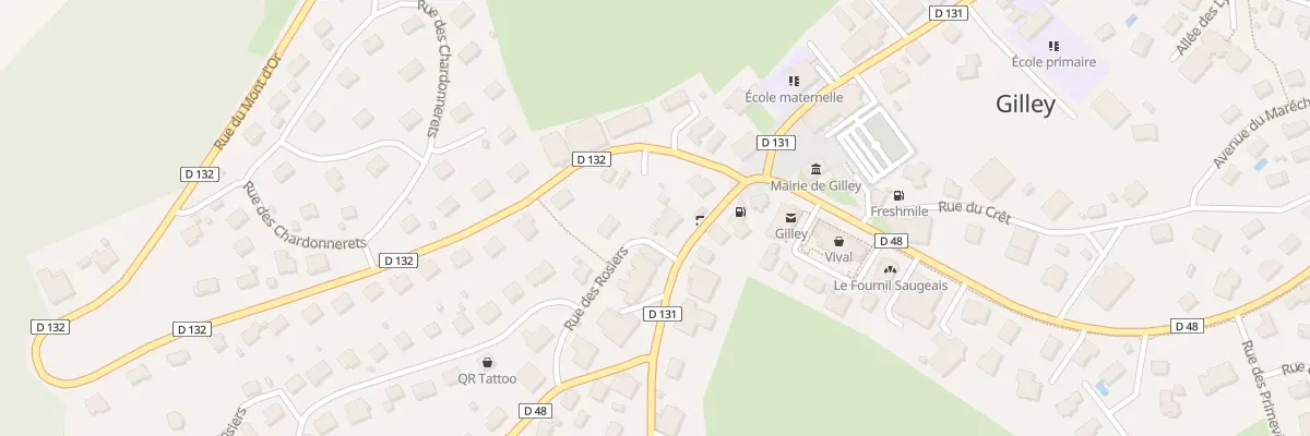 Plan du 4 Rue de l’Abbaye à Gilley