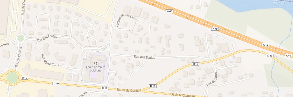 Plan du 198 Rue des Ecoles à Vougy