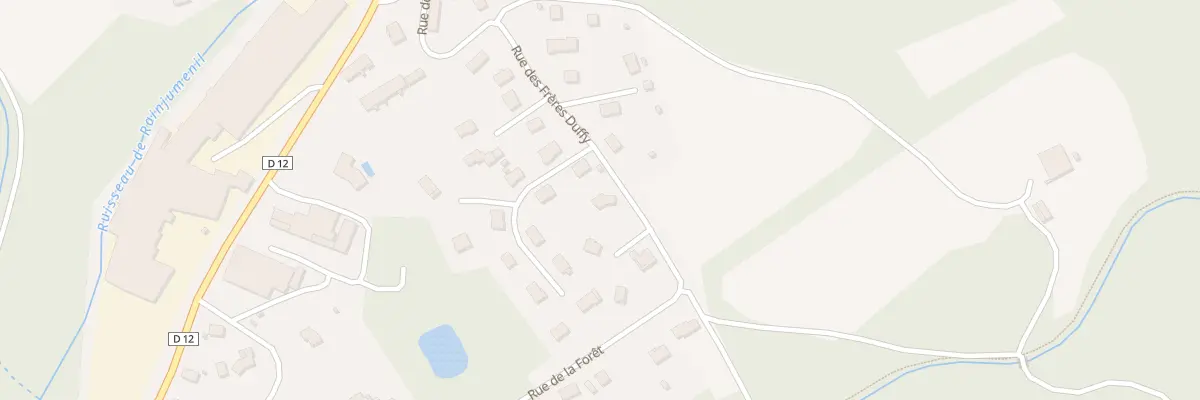 Plan du 350 Rue des Frères Duffy à Dinozé
