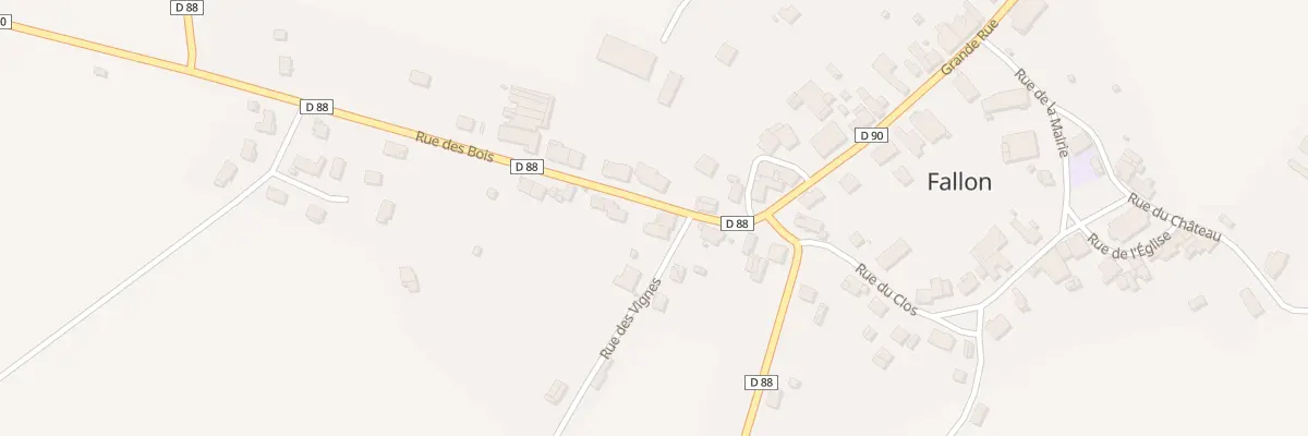 Plan du 2 Rue des Vignes à Fallon