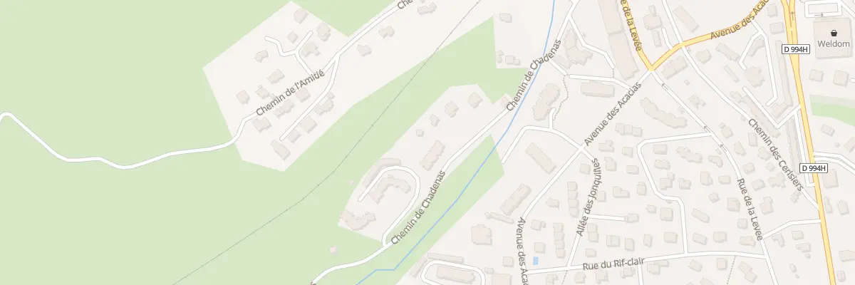 Plan du 5802 Che de Chadenas à Embrun