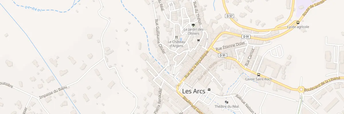 Plan du 5540 Rue du Murier aux Arcs