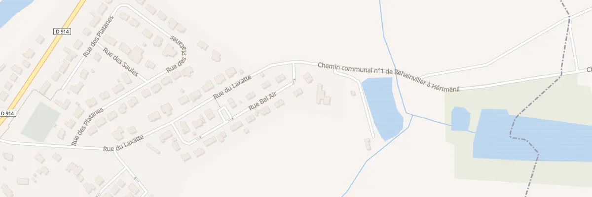 Plan du 31 Rue Bel Air à Rehainviller