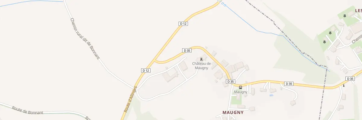 Plan du 480 Rte d’Allinges à Draillant