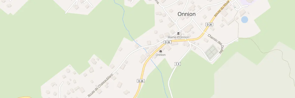 Plan de Onnion à Onnion