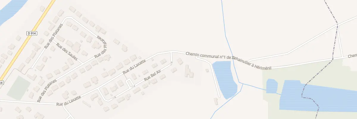 Plan du 37 Rue Bel Air à Rehainviller