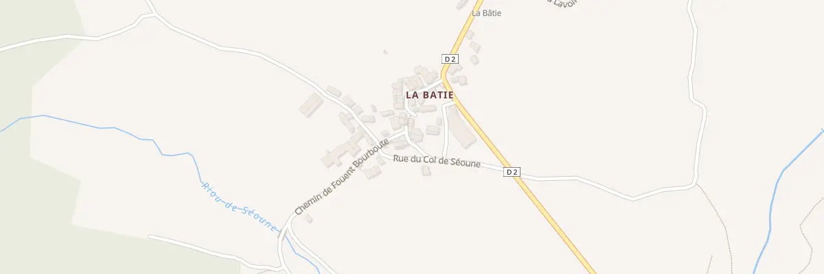 Plan du 5105 La Batie à Thorame-Basse