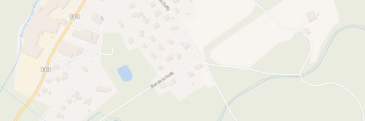 Plan du 46 Rue de la Forêt à Dinozé