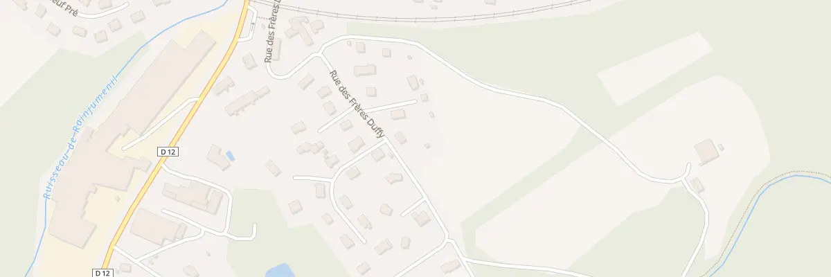 Plan du 327 Rue des Frères Duffy à Dinozé