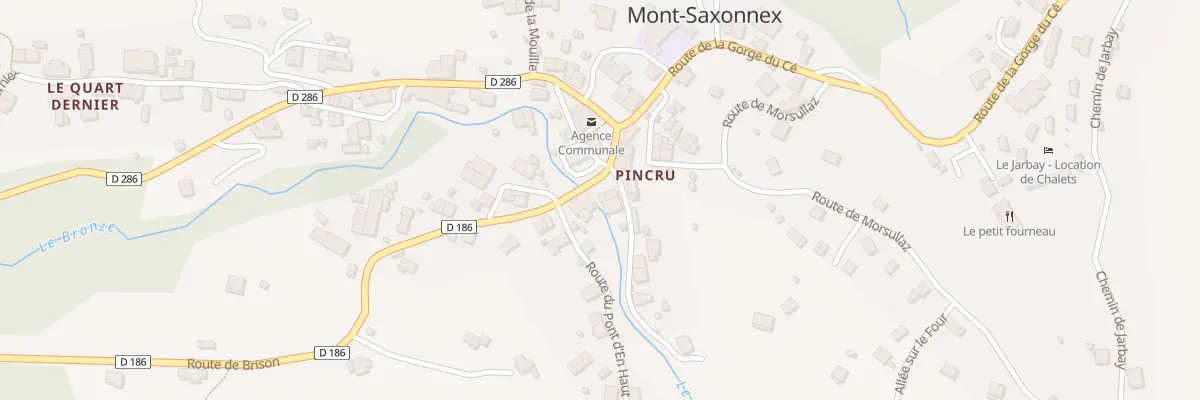 Plan du 15 Rte de Brison à Mont-Saxonnex