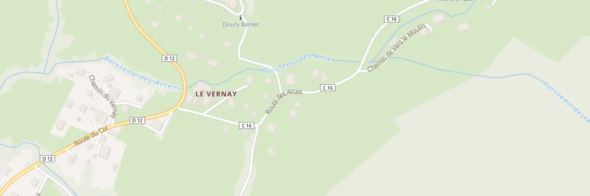 Plan du 215 Rte du Col des Arces à Habère-Poche