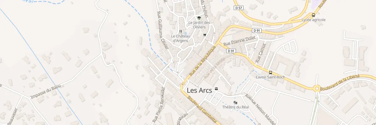 Plan du 5578 Rue de l’Horloge aux Arcs