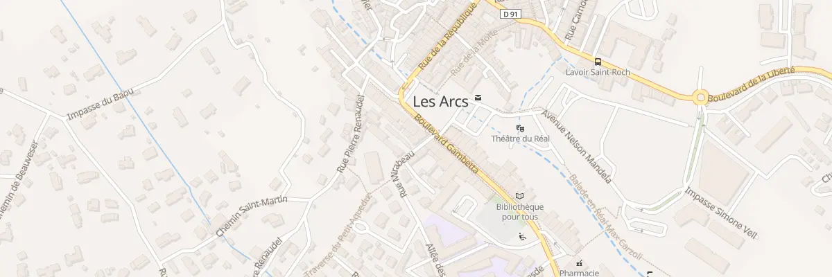 Plan du 27 Bd Gambetta aux Arcs