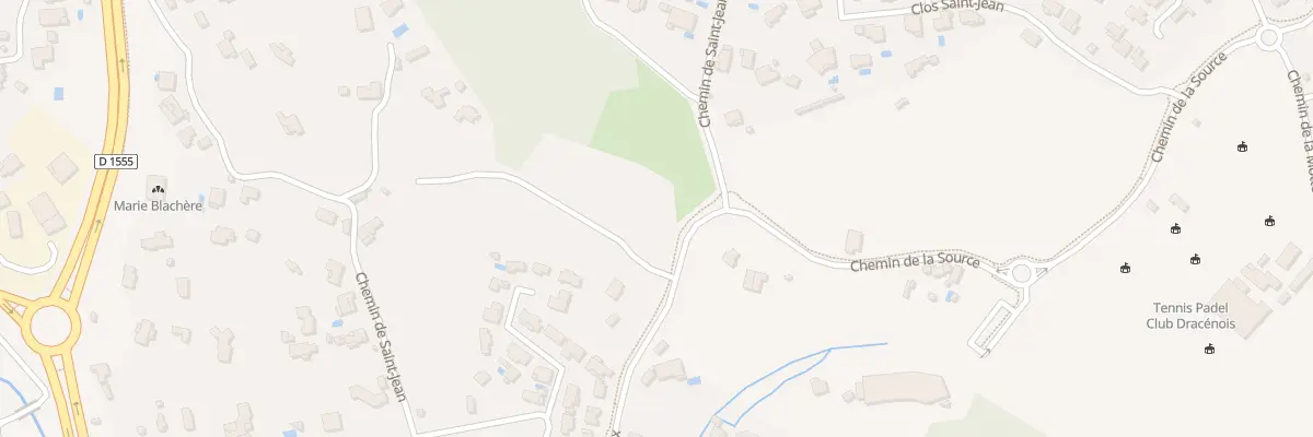 Plan du 9000 Che de Saint Jean la Foux à Draguignan