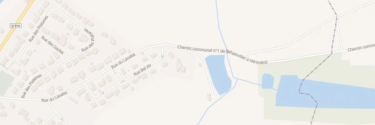 Plan du 25 Rue du Laxatte à Rehainviller