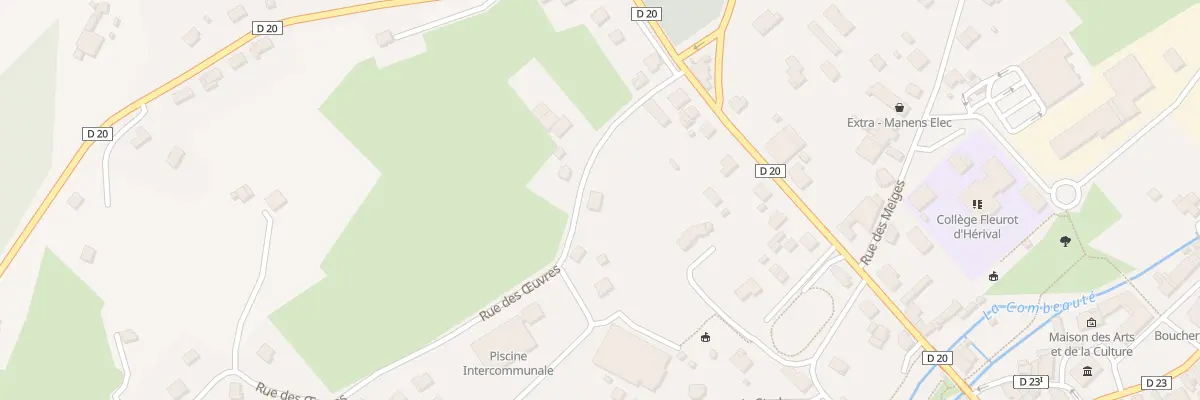 Plan du 11 Rue des Oeuvres à Raon-aux-Bois