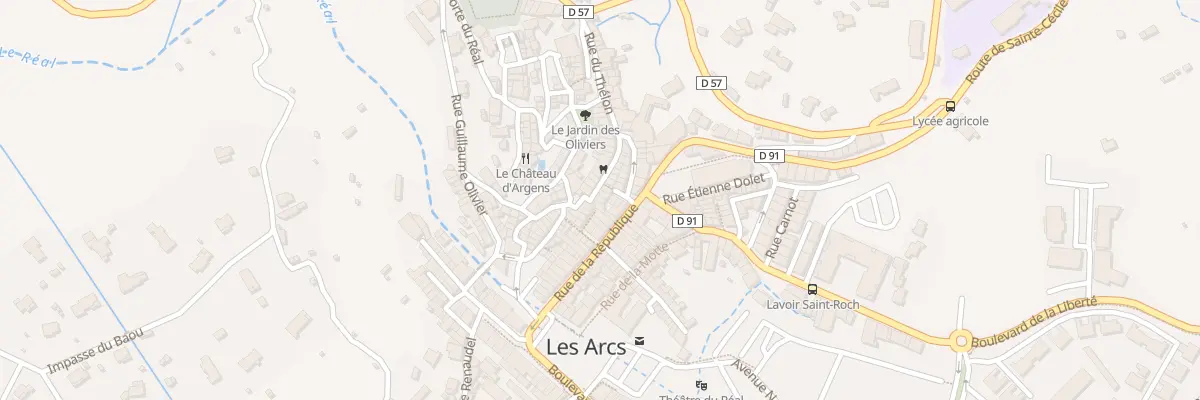 Plan du 2 Rue Vieille Boucherie aux Arcs