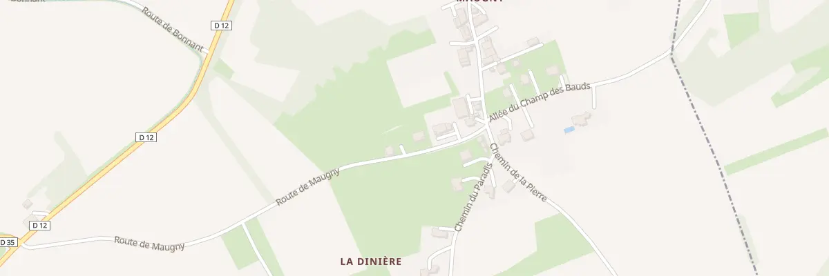 Plan du 300 Rte de Maugny à Draillant