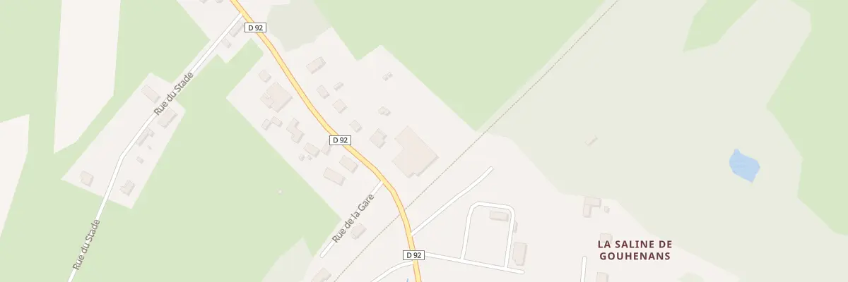 Plan du 13 Rue de la Saline à Gouhenans