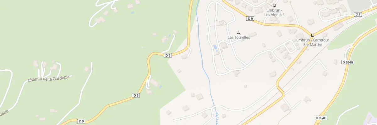 Plan du 15 Rte des Puys à Embrun