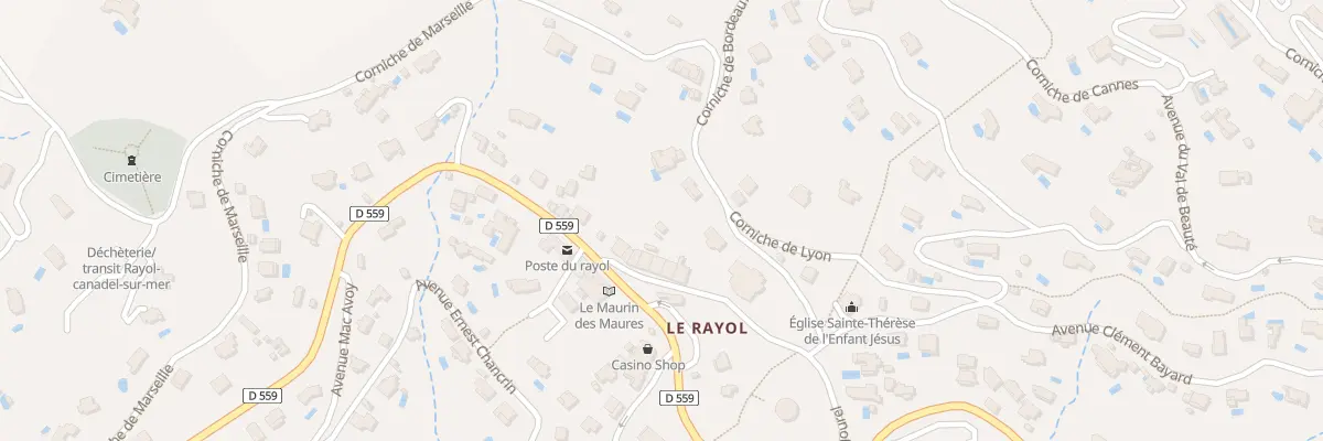 Plan du 1B Av Mistral à Rayol-Canadel-sur-Mer