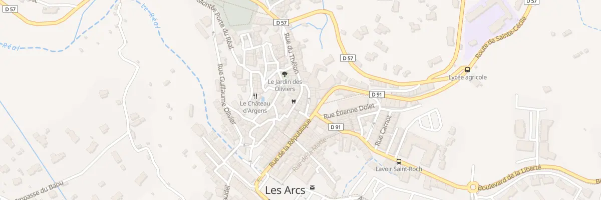 Plan du 14 Rue Vieille Boucherie aux Arcs
