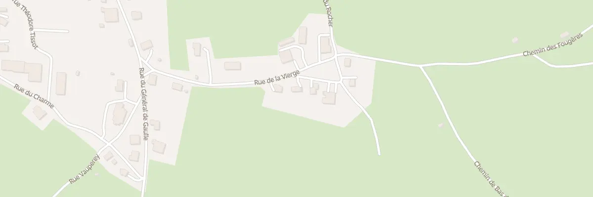 Plan du 12 Rue de la Vierge à Flangebouche