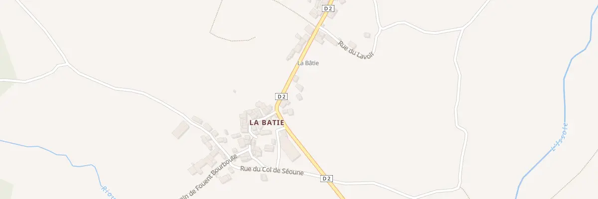 Plan du 5135 La Batie à Thorame-Basse