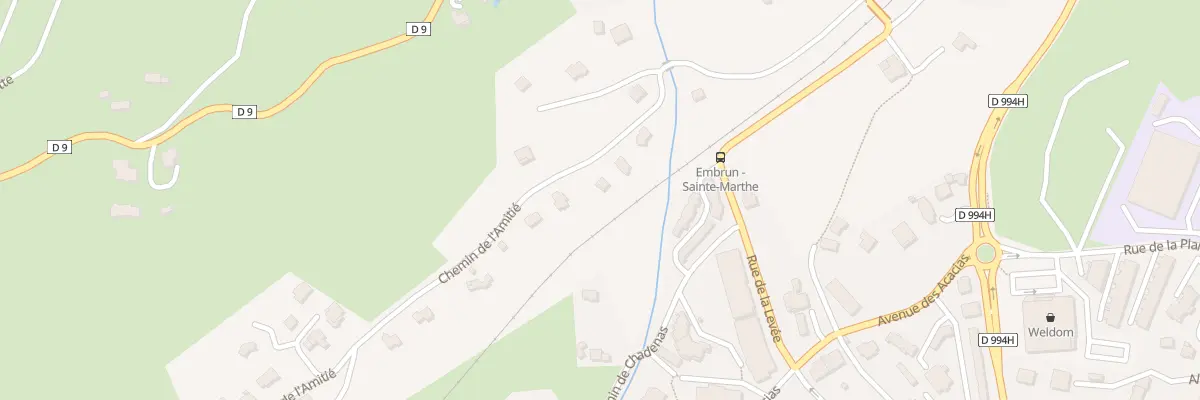 Plan du 5 Che de l’Amitié à Embrun