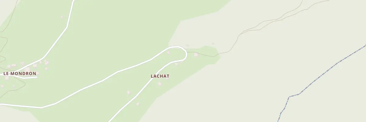 Plan du 5033 Lachat à La Bâthie