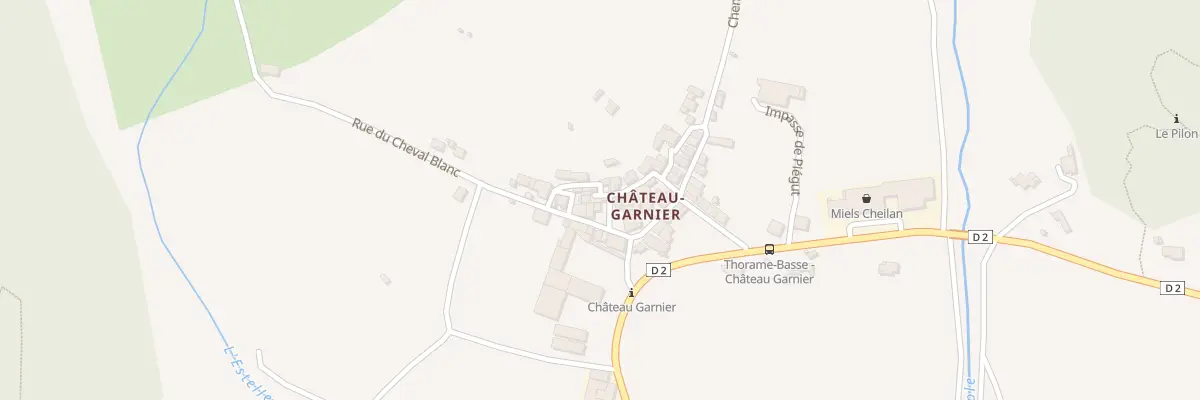 Plan du 5023 Chateau Garnier à Thorame-Basse
