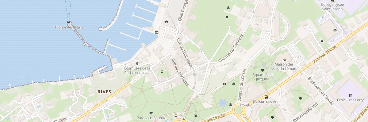 Plan du 6 Rue du Funiculaire à Thonon-les-Bains