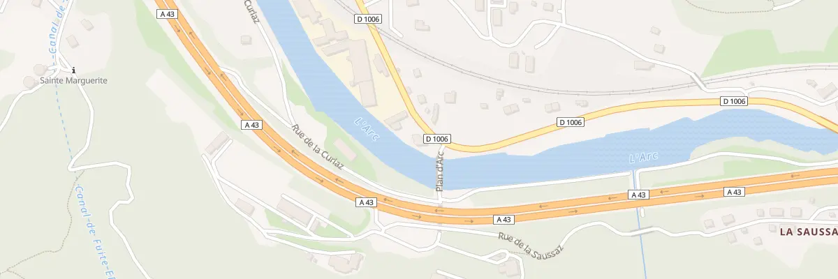Plan du 136 Rte du Plan d’Arc à Saint-Michel-de-Maurienne