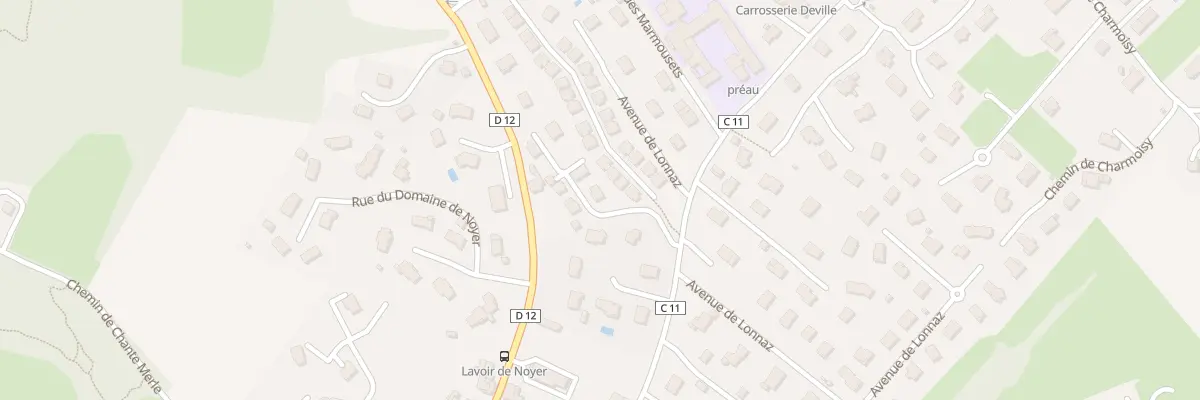 Plan du 229A Av de Lonnaz à Allinges
