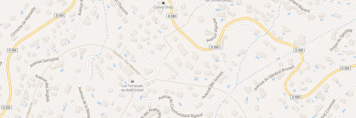 Plan du 25 Av Etienne Gola à Rayol-Canadel-sur-Mer