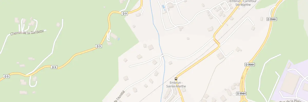 Plan du 2 Che de l’Amitié à Embrun