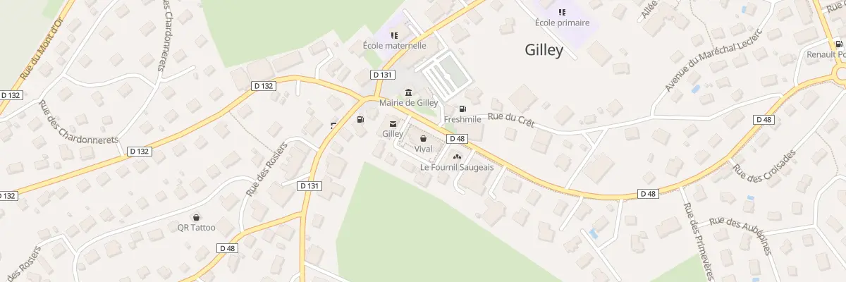 Plan du 4 Av Jean de Lattre à Gilley