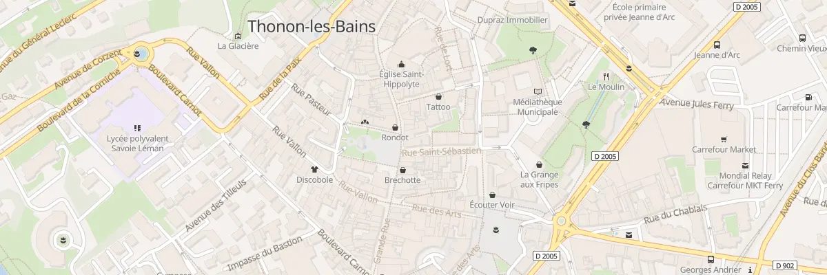 Plan du 49 Grande Rue à Thonon-les-Bains