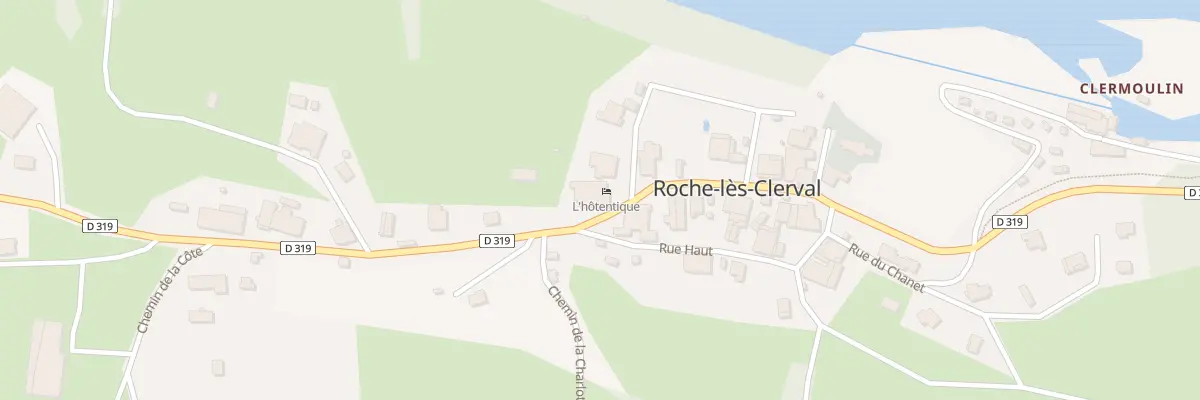 Plan du 10 Rue Principale à Roche-lès-Clerval
