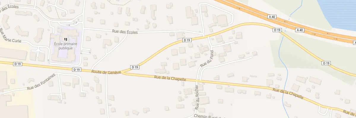 Plan du 1000 Rue de la Chapelle à Vougy